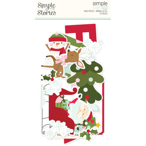 Simple Stories - Stanzteile "Kringle & Co." Simple Pages Pieces