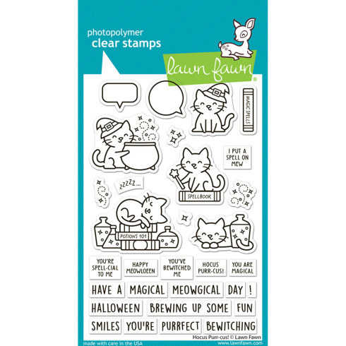 Lawn Fawn - Stempelset "Hocus Purr-cus!" Clear Stamp