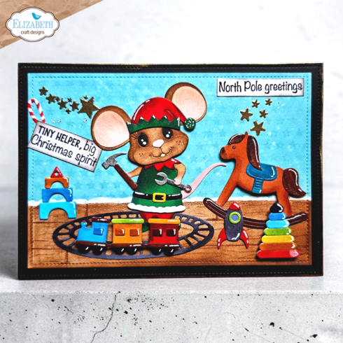 Preview: Elizabeth Craft Designs - Stempelset "Snuggle Season Sentiments" Clear Stamps