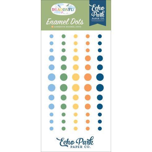 Echo Park - Enamel Dots "Dragonfly" 60 Stück