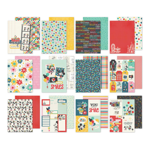 Preview: Simple Stories - Designpapier "Say Cheese Happiest Place" Paper Pack 6x8 Inch - 24 Bogen