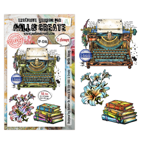 Preview: AALL and Create - Stempelset A6 "Write Away" Clear Stamps by Autour De Mwa & Co