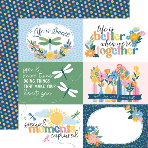 Echo Park - Designpapier "Dragonfly" Collection Kit 12x12 Inch - 12 Bogen