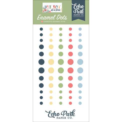 Echo Park - Enamel Dots "One Day At A Time" 60 Stück