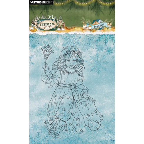 Studio Light - Stempel "Xmas Girl" Christmas Forest Clear Stamps