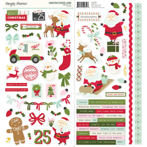 Preview: Simple Stories - Collectors Essential Kit "Kringle & Co." 12 Bogen Designpapier