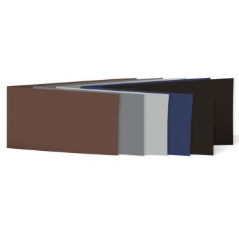 Sortiment "Dunkle Farben" 25x Faltkarten in 5 Farben DIN Lang - farbig sortiert