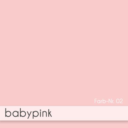 Passepartoutkarte mit rechteckigem Ausschnitt und Briefumschlag, DIN C6 in babypink