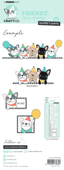 Creative Craft Lab - Studio Light - Clear Stamp -  Buddy's Party  - Stempel