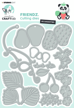 Creative Craft Lab - Studio Light - Dies - Accessoires Strawberries - Stanze 