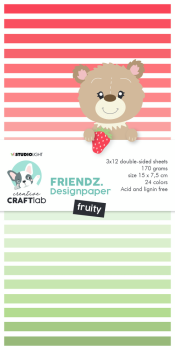 Creative Craft Lab - Studio Light - Paper Pad - Fruity Garden - Papier Pack 