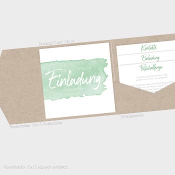 Backig-Card_14x14cm Geometric Eukalyptus