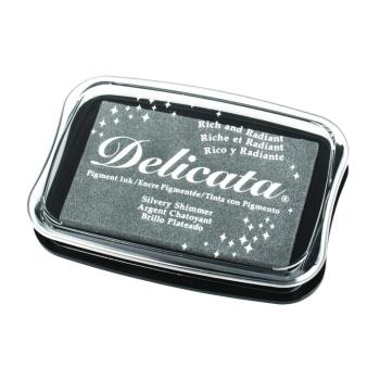 Delicata Metallic Stempelkissen, silber