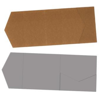 Musterpaket Pocketfold-Karten (je 1x 15x15cm + 1x 15x15cm quer)