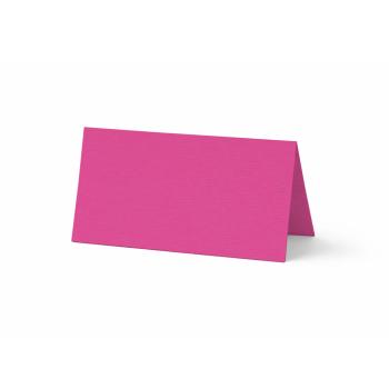 Tischkarte - Platzkarte 9 x 5 cm 220g/m² in struktur pink