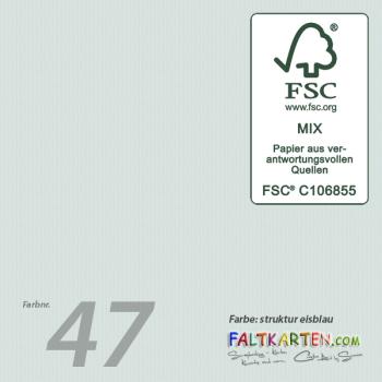 Cardstock - Bastelpapier 220g/m² DIN A4 in struktur eisblau