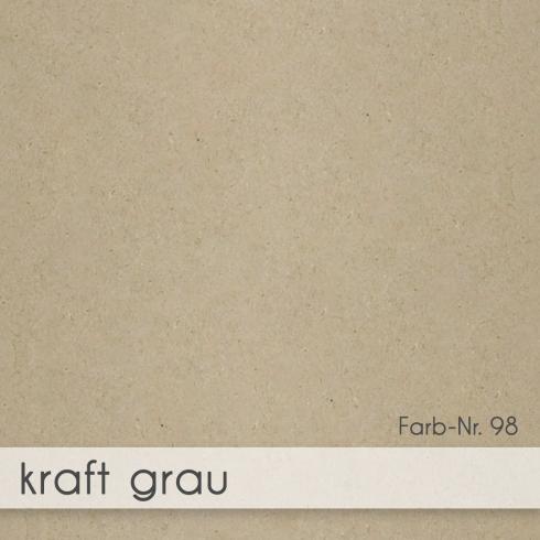 Preview: Karte - Einlegekarte DIN A6 220g/m² in kraft grau