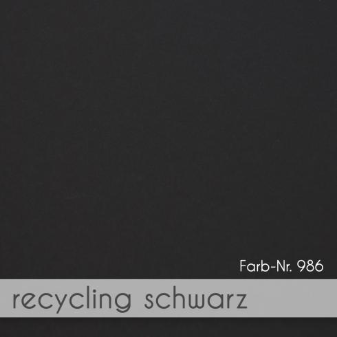 Karte - Einlegekarte 15x15 cm 270g/m² in recycling schwarz
