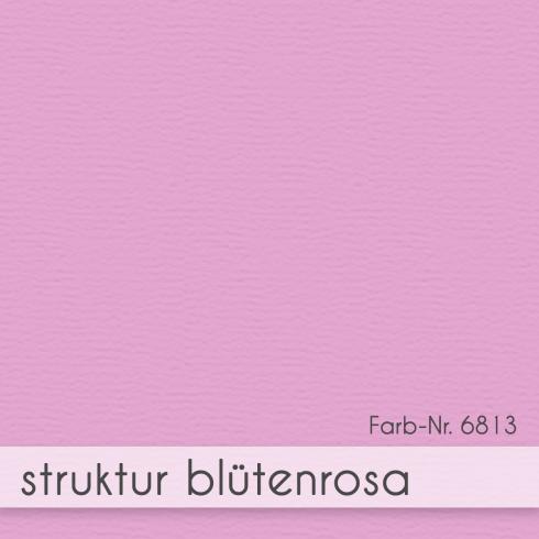 Preview: Karte - Einlegekarte 15x15 cm 210g/m² in struktur blütenrosa