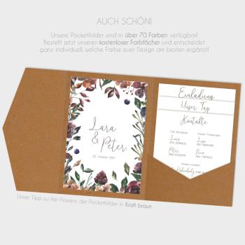 Einlegekarten-Bundle "Her Flowers" B6