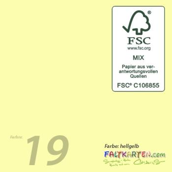 Briefumschläge - Briefhüllen in hellgelb, DIN A5 120g/m² oF, Nassklebung Briefumschläge - Briefhüllen in hellgelb, DIN A5 120g/m² oF, Nassklebung