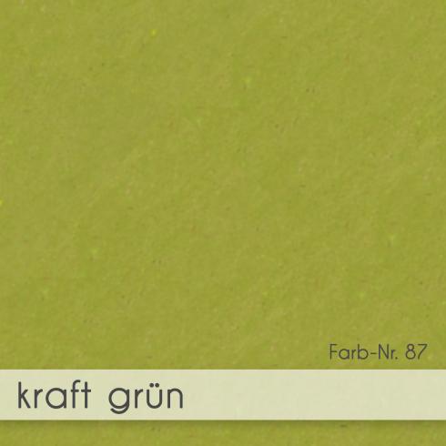 Karte - Einlegekarte 15x15 cm 220g/m² in kraft grün