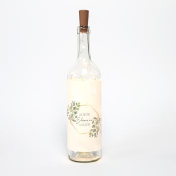 Deko-Glasflasche LED-Lichterkette