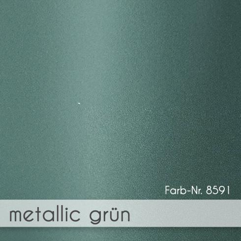 Tischkarte - Platzkarte 9 x 5 cm 250g/m² in metallic-grün