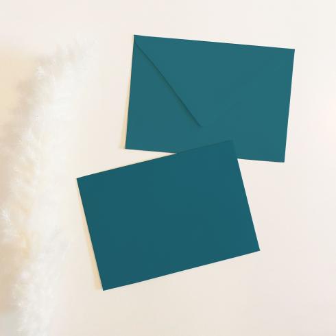 Briefumschlag DIN C6 120g/m² oF Nassklebung in tiefseeblau