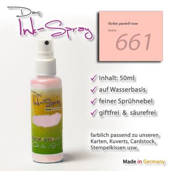 Das Ink-Spray auf Wasserbasis 50 ml in pastellrose