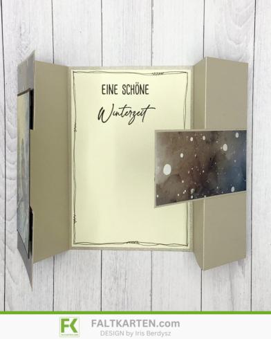 Kartenbeispiel mit Metallic-Sand