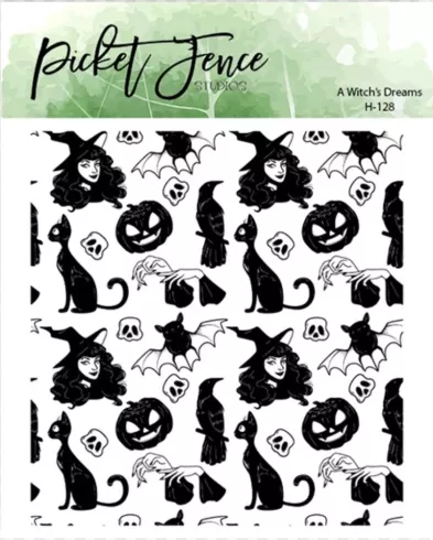 Picket Fence Studios - Stempelset "A Witch's Dreams" Clear stamps
