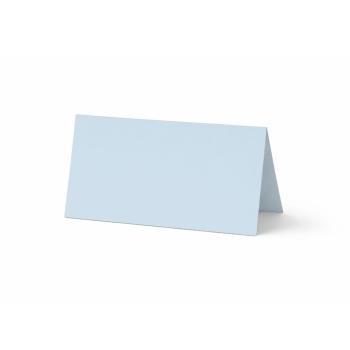 Tischkarte - Platzkarte 9 x 5 cm 240g/m² in hellblau