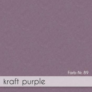Passepartoutkarte rechteck 3-Fach DIN B6 in kraft purple