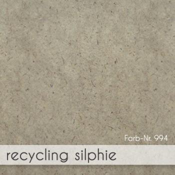 Passepartoutkarte rechteck 3-Fach DIN B6 in recycling silphie