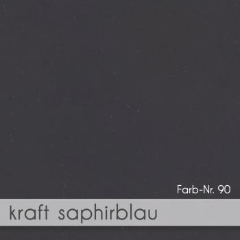 Preview: Trippelkarte - Leporello 220g/m² DIN A6 3-Fach in kraft saphirblau