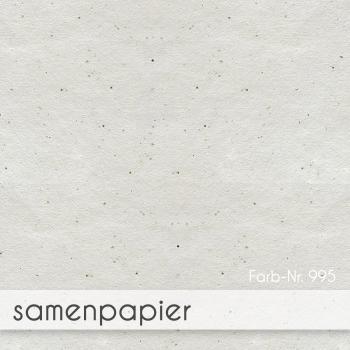 Faltkarte DIN A6 mit Briefumschlag DIN C6 in samenpapier