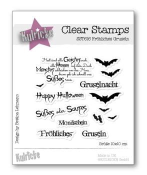 Kulricke Stempel "Fröhliches Gruseln" Clear Stamp Motiv-Stempel