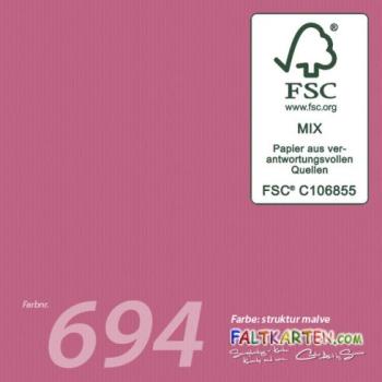 Cardstock "Struktur" 12"x12"  220g/m² (30,5 x 30,5cm) in struktur malve