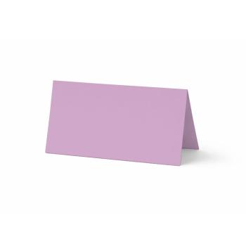 Tischkarte - Platzkarte 9 x 5 cm 220g/m² in lavendel