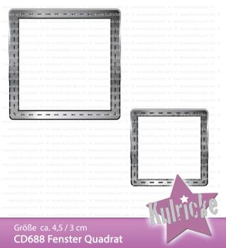 Kulricke Stanzschablone "Fenster Quadrat" Craft Die | Stanze