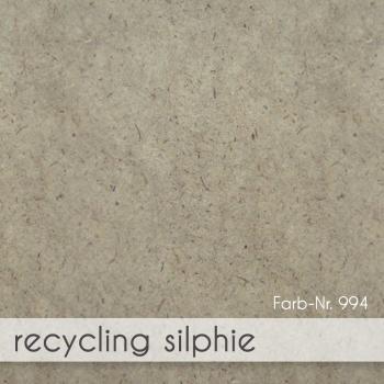 Preview: Trippelkarte - Leporello 250g/m² DIN A6 3-Fach in recycling silphie