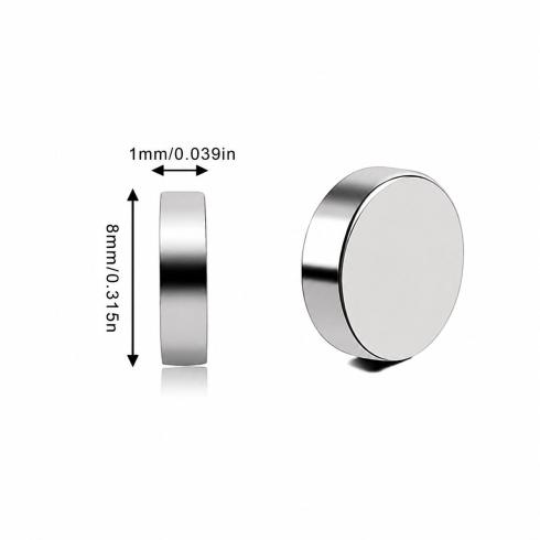 Preview: LaCreativ Mini-Magnet 8mm ø - Stärke 1mm - 20 Stück