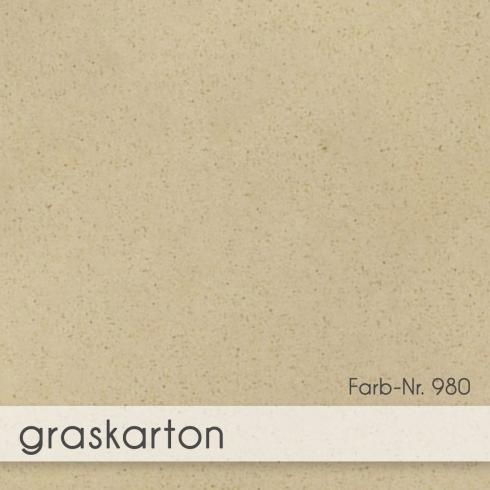 Preview: Faltkarte DIN A6 mit Briefumschlag DIN C6 in graskarton