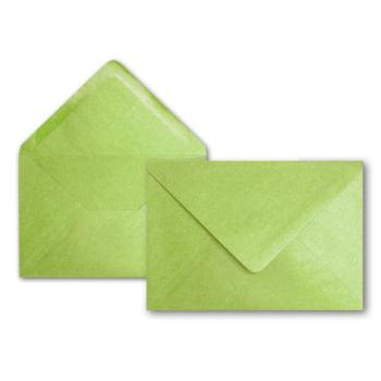 Briefumschlag DIN C6 100g/m² oF Nassklebung in perl-grün