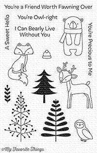 My Favorite Things Stempelset "Friends In The Forest" Clear Stamp (CS ...