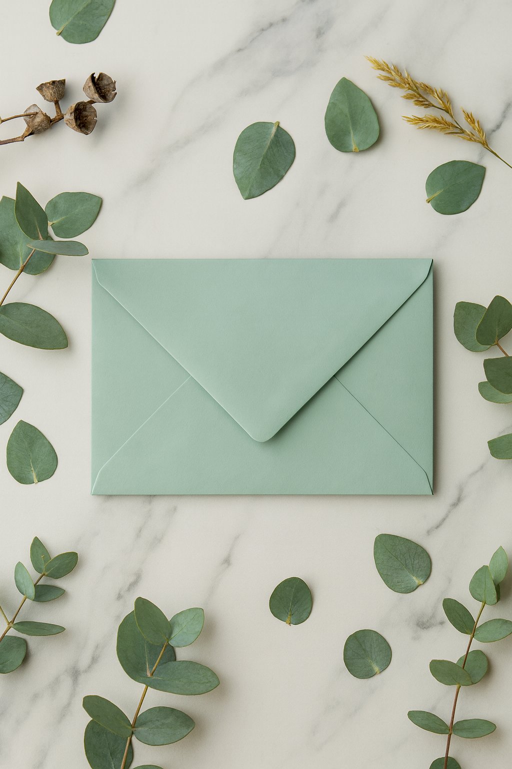 Briefumschlag Eukalyptus