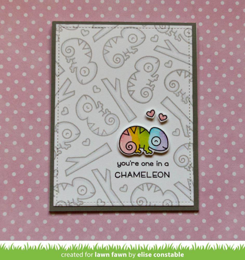 Lawn Fawn One In A Chameleon Lawn Cuts – The Foiled Fox