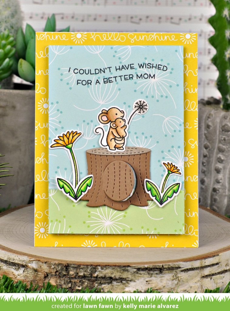Lawn Fawn Meadow Backdrop Portrait Custom Die (LF2268) - Yaxa