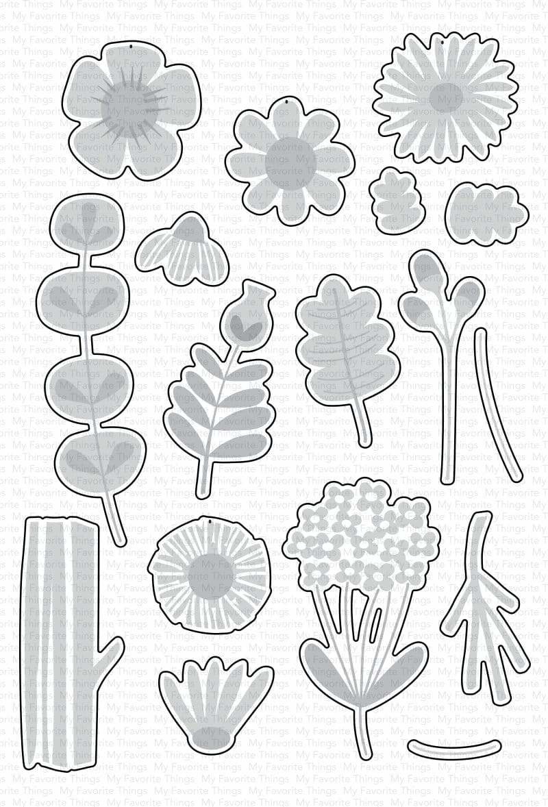 My Favorite Things Die Namics Fall Florals Mft 1814